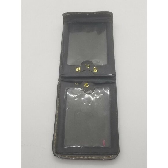 Xuening Chinese Language Leather Fold Over Snap Pocket Address Photo Book - Picture 9 of 11